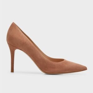 Gianvito Rossi 85 Suede Pumps in Praline